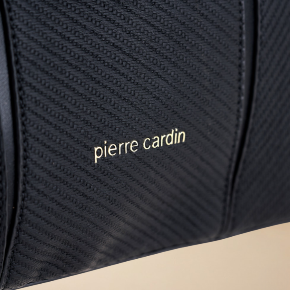 Pierre Cardin “Linea Nova” Mixed-Material Shoulder Bag