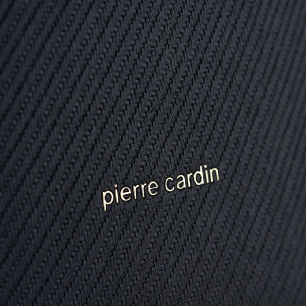 Pierre Cardin “Intreccio Urbano” Mixed-Material Shoulder Bag