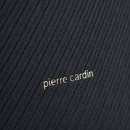 Pierre Cardin “Intreccio Urbano” Mixed-Material Shoulder Bag