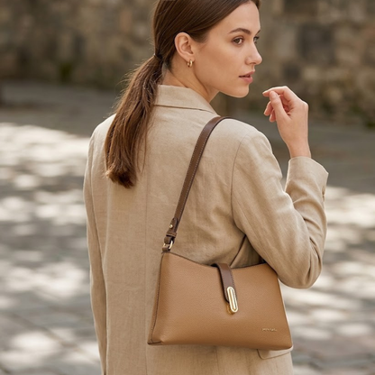 Pierre Cardin “Silhouette” Slim Eco-Leather Shoulder Bag