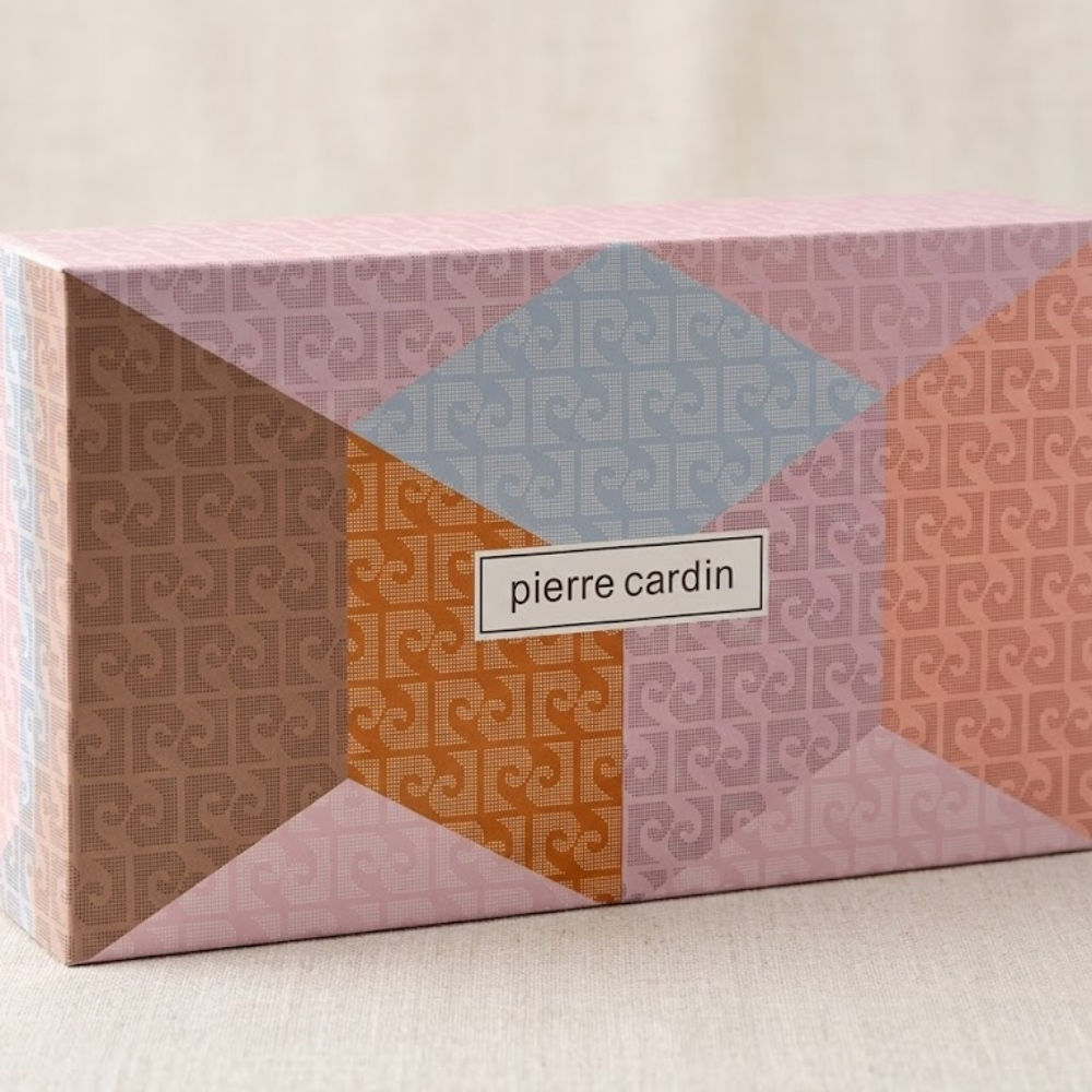 Pierre Cardin “Geometria Monogramma” Eco-Leather Zip Wallet