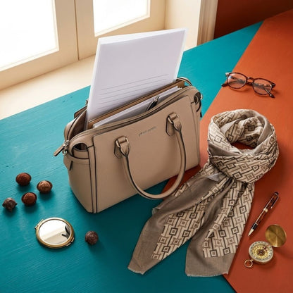 Pierre Cardin “Forma Tripla” Eco-Leather Handbag