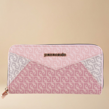 Pierre Cardin “Geometria Monogramma” Eco-Leather Zip Wallet