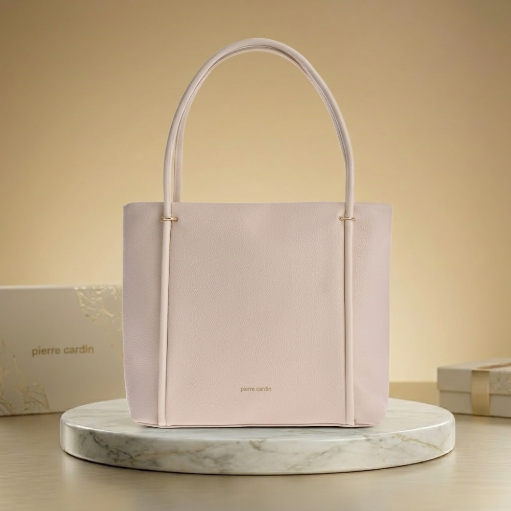 Pierre Cardin “Linea Pura” Eco-Leather Shoulder Bag