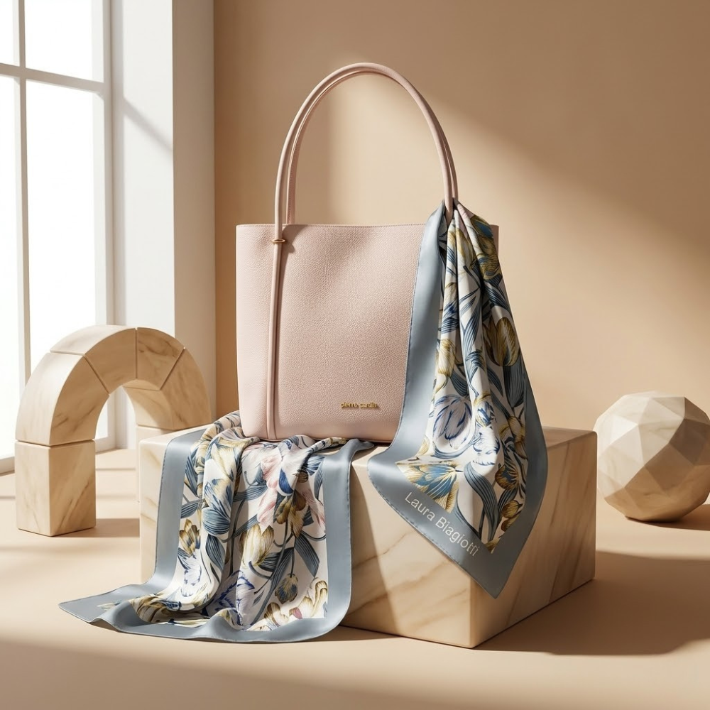 Pierre Cardin “Linea Pura” Eco-Leather Shoulder Bag