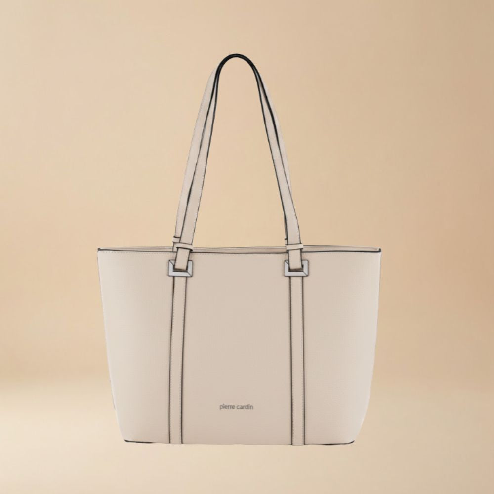 Pierre Cardin “Eleganza Pura” Eco-Leather Tote Bag