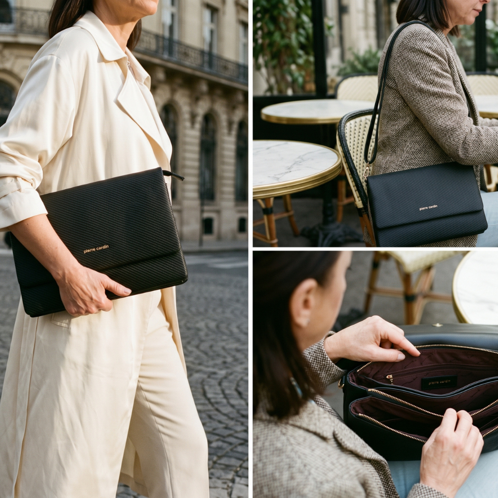 Pierre Cardin “Profilo” Shoulder Bag